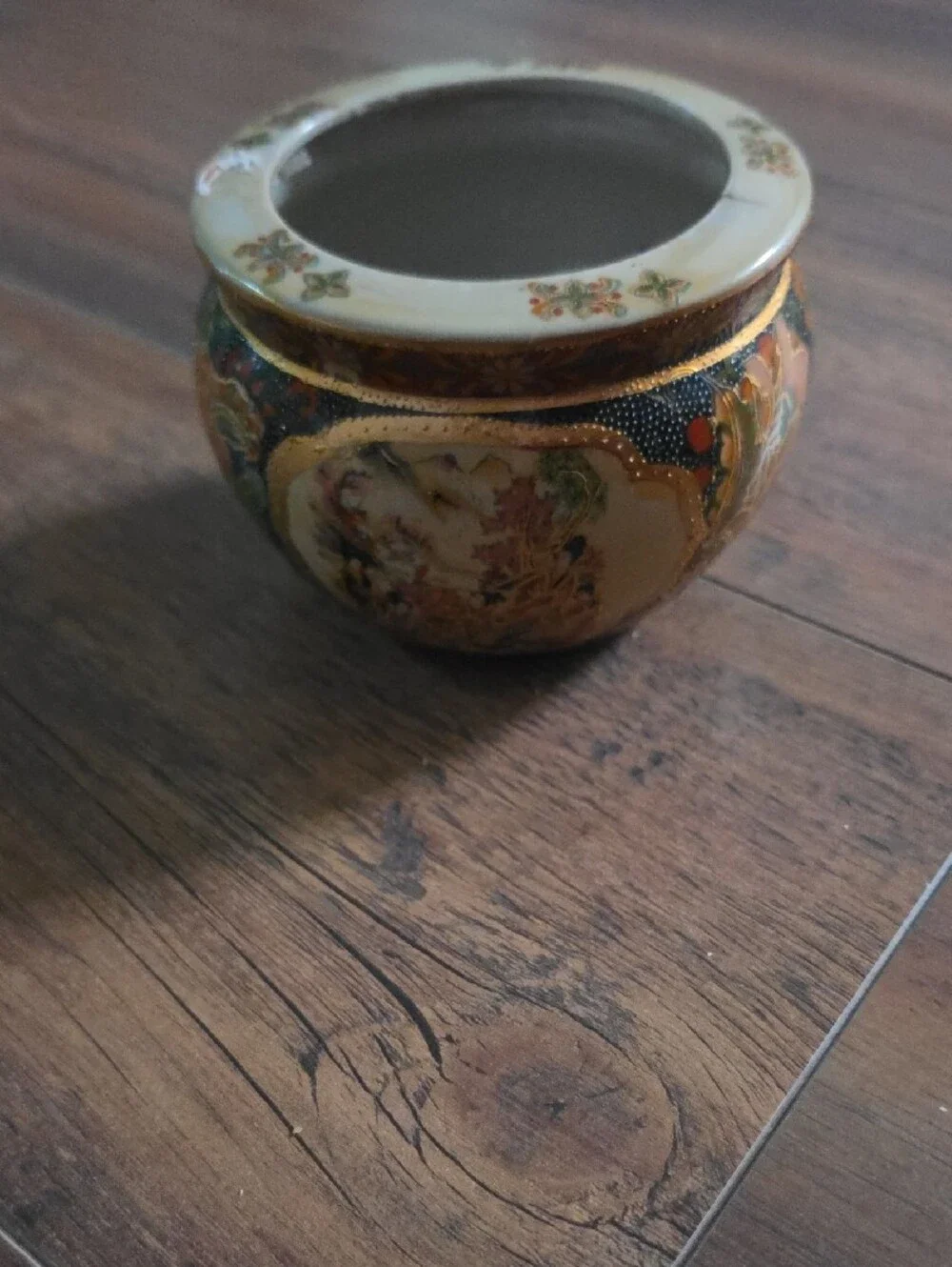 Decorative Ceramic Accent Pot - Multicolor